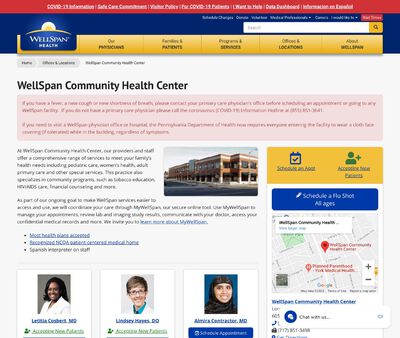 STD Testing at WellSpan Community Health Center