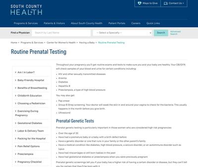 STD Testing at South County Health Medical & Wellness Center — Westerly