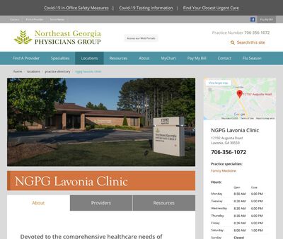 STD Testing at Northeast Georgia Physicians Group - Lavonia Clinic