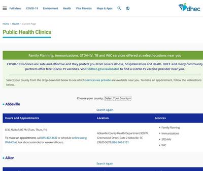 STD Testing at Conway Health Department