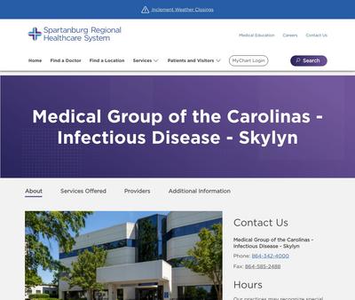 STD Testing at Medical Group of the Carolinas - Infectious Disease - Skylyn