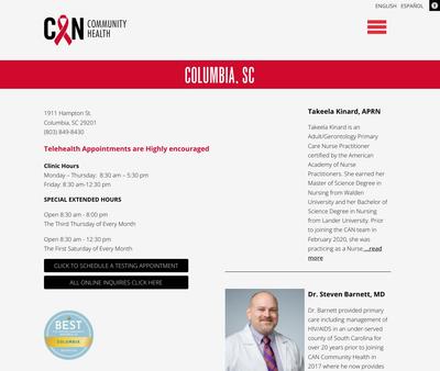 STD Testing at CAN Community Health — Columbia, SC