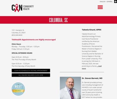 STD Testing at CAN Community Health - Columbia, SC