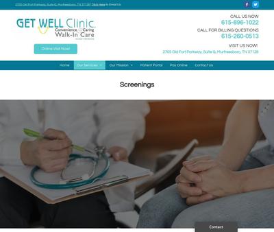 STD Testing at Get Well Clinic