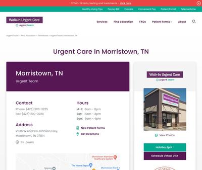 STD Testing at Urgent Team Walk-in Urgent Care - Morristown