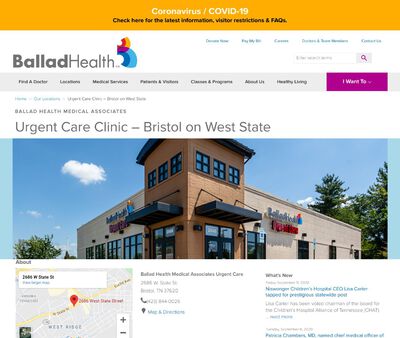 STD Testing at Ballad Health Medical Associates Urgent Care