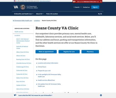 STD Testing at Roane County VA Clinic