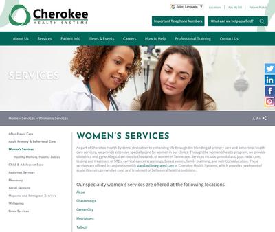 STD Testing at Cherokee Health Systems