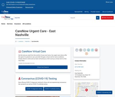 STD Testing at CareNow Urgent Care – East Nashville