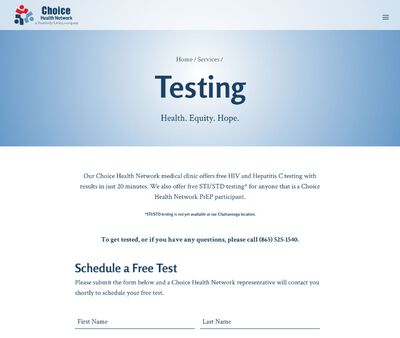 STD Testing at Project ACT Knoxville