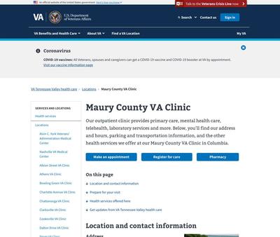 STD Testing at Maury County VA Clinic