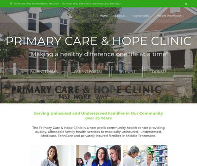 STD Testing at Primary Care & Hope Clinic