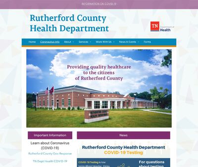 STD Testing at Rutherford County Health Department North Rutherford Clinic