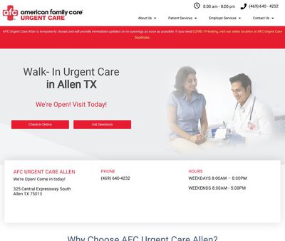 STD Testing at AFC Urgent Care