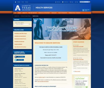 STD Testing at University of Texas Arlington Health Services