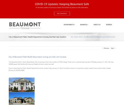 STD Testing at Beaumont Public Health