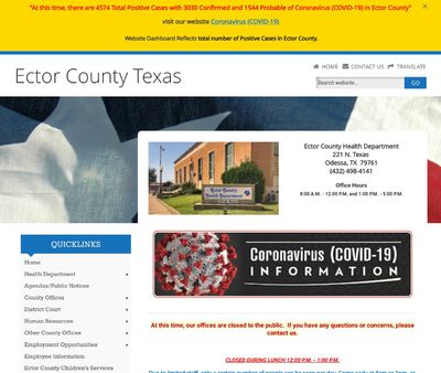 STD Testing at Ector County Health Department