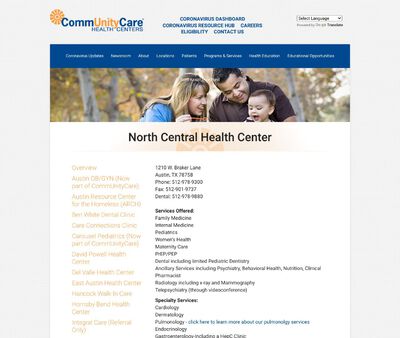 STD Testing at North Central Health Center