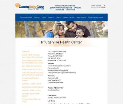 STD Testing at Pflugerville Health Center