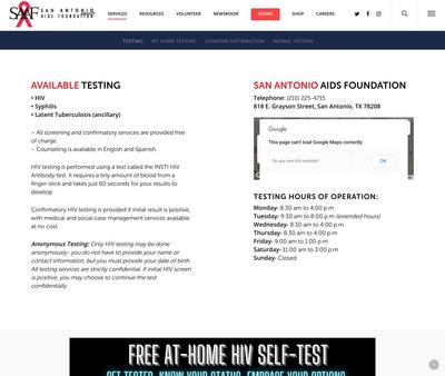 STD Testing at SanAntonioAids Foundation