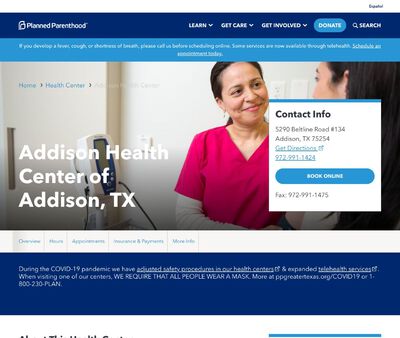 STD Testing at Planned Parenthood of Greater Texas - Addison Health Center