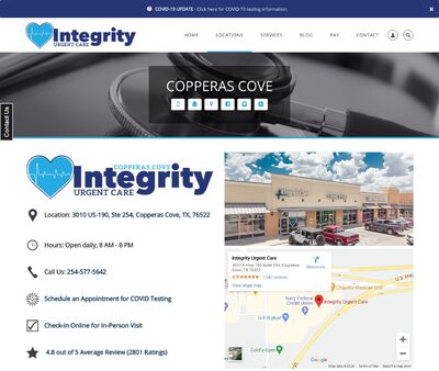 STD Testing at Integrity Urgent Care- Copperas Cove