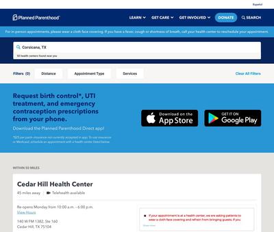 STD Testing at Cedar HillHealthCenter