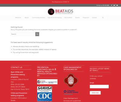 STD Testing at BEAT AIDS Coalition Trust