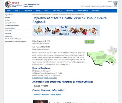 STD Testing at Texas Department of State Health Services Del Rio Office