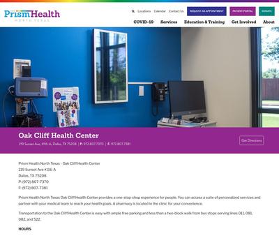 STD Testing at Prism Health North Texas - Oak Cliff Health Center