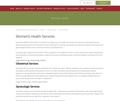 STD Testing at Gainesville Obstetrics and Gynecology