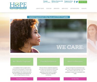 STD Testing at Hope Pregnancy Centers, Inc.