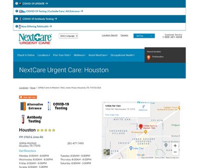 STD Testing at NextCare Urgent Care Houston