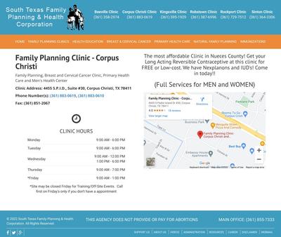 STD Testing at Family Planning Clinic STFPHC