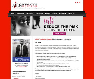 STD Testing at AIDS Foundation Houston Incorporated