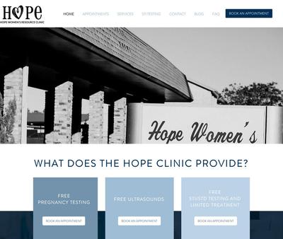 STD Testing at Hope Women's Resource Clinic