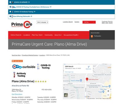 STD Testing at PrimaCare Urgent Care: Plano