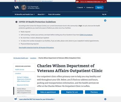STD Testing at Charles Wilson VA Outpatient Clinic