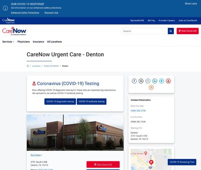 STD Testing at CareNow Urgent Care - Denton