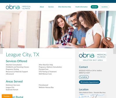 STD Testing at Obria Medical Clinics Houston Bay Area