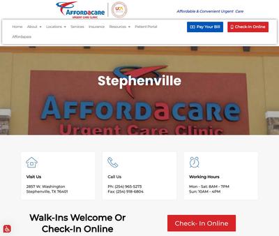 STD Testing at Affordacare Urgent Care Clinic