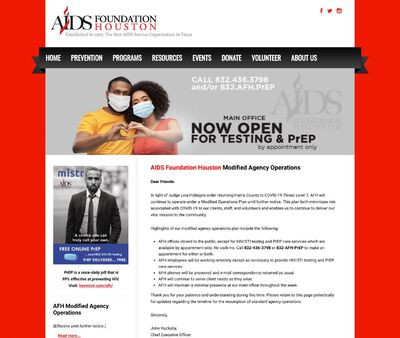 STD Testing at AIDS Foundation Houston Incorporated