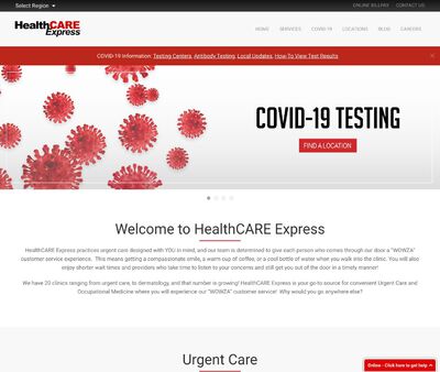 STD Testing at HealthCARE Express Urgent Care