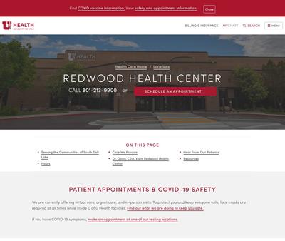 STD Testing at U of U Health Redwood Health Center