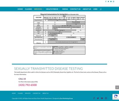 STD Testing at Bear River Health Department