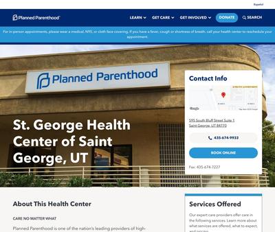 STD Testing at Planned Parenthood - St. George Health Center