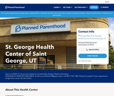 STD Testing at Planned Parenthood - St. George Health Center