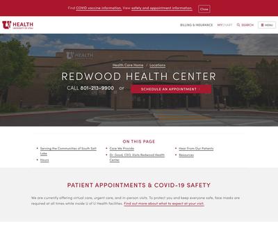 STD Testing at U of U Health Redwood Health Center