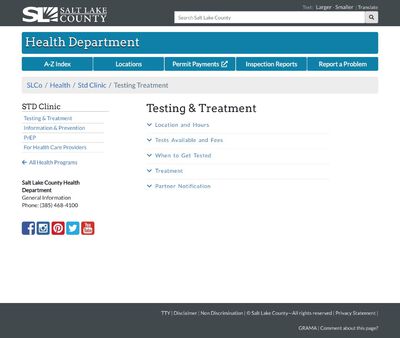 STD Testing at Salt Lake STD Clinic