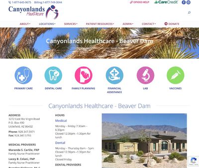 STD Testing at Canyonlands Healthcare (Beaver Dam Health Center)